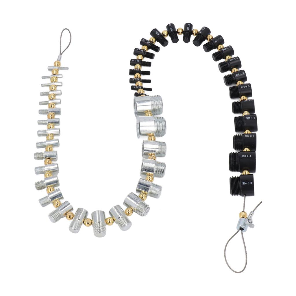 Размер болта Резьбовой калибр 44 Мужской Винт Гайка Мера Размера Checker 23 Имперский 21 Метрический