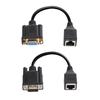 Male/Female To Female LAN CAT5 CAT6 VGA Extender Ethernet Port VGA To RJ45 Network Cable Adapter