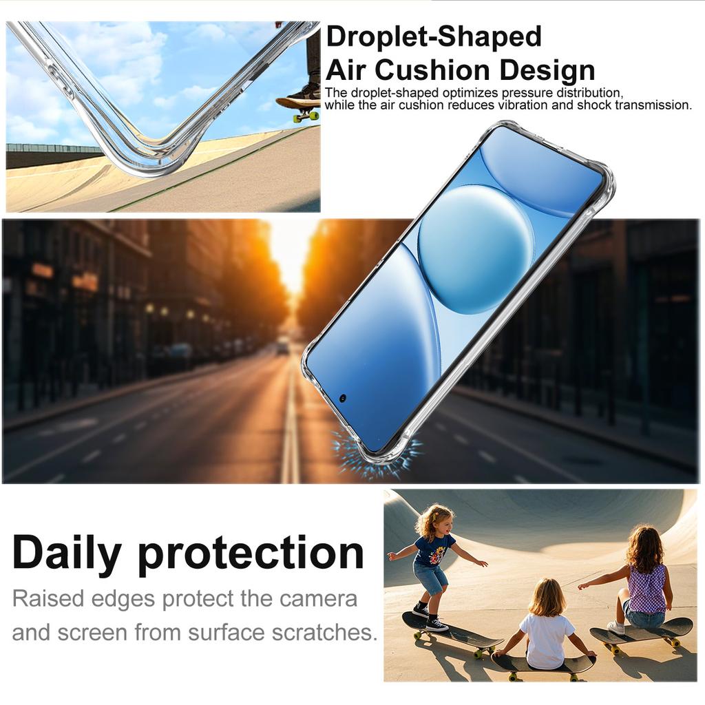 IMAK For Xiaomi Redmi Note 15 Pro 4G (Global) Case TPU Phone Cover Airbag Shockproof Protection