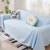 Summer Cool Sofa Towel Solid Color Simple Sofa Cover Cloth Universal Non-Slip All-Inclusive Faux Leather