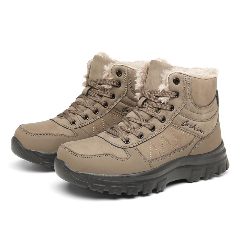 Обувь Мужские ботинки Мужские зимние уличные женские уличные ботинки Мужские зимние походные ботинки Ботильоны Водонепроницаемая мужская обувь Рабочая обувь Обувь