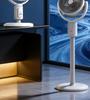 Smart Air Circulation Oscillating Fan: Retractable & Portable for Home and Outdoor Use