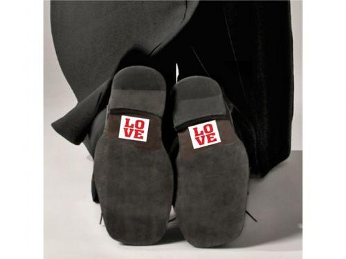 Naklejki Na Buty Love 2 Szt.