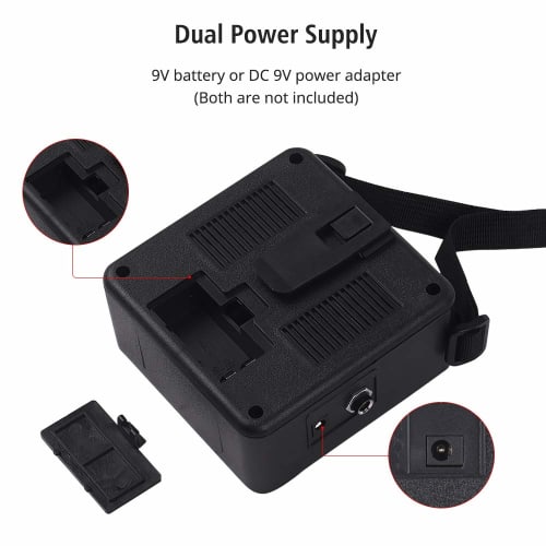 Tickas Mini Guitar Amplifier, 5W Mini Guitar Amplifier with 3.5mm and 6.35mm Inputs, 1/4-Inch Output, Speaker, Volume, Tone, and Overdrive Adjustments