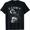 F-Caw-F Black Crow Bird Retro Vintage Gothic Moon F-Caw-F T-Shirt Unisex T-Shirt