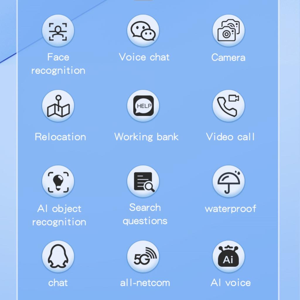 Rainbuvvy GS35 Четырехъядерный процессор 1,83 дюйма Экран 1 ГБ + 8 ГБ LTE 4G 2 МП Двойная задняя камера ОС Android Смарт-часы Антенна Сенсорная панель WIFI Смарт-часы