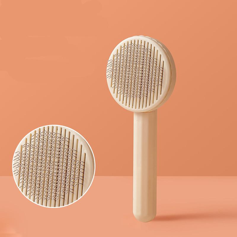 Щетка для кошек, самоочищающаяся щетка-пуходерка для кошек, собак, удаляет волосы с домашних животных, расческа для удаления волос, инструмент для ухода за домашними животными, аксессуары для кошек