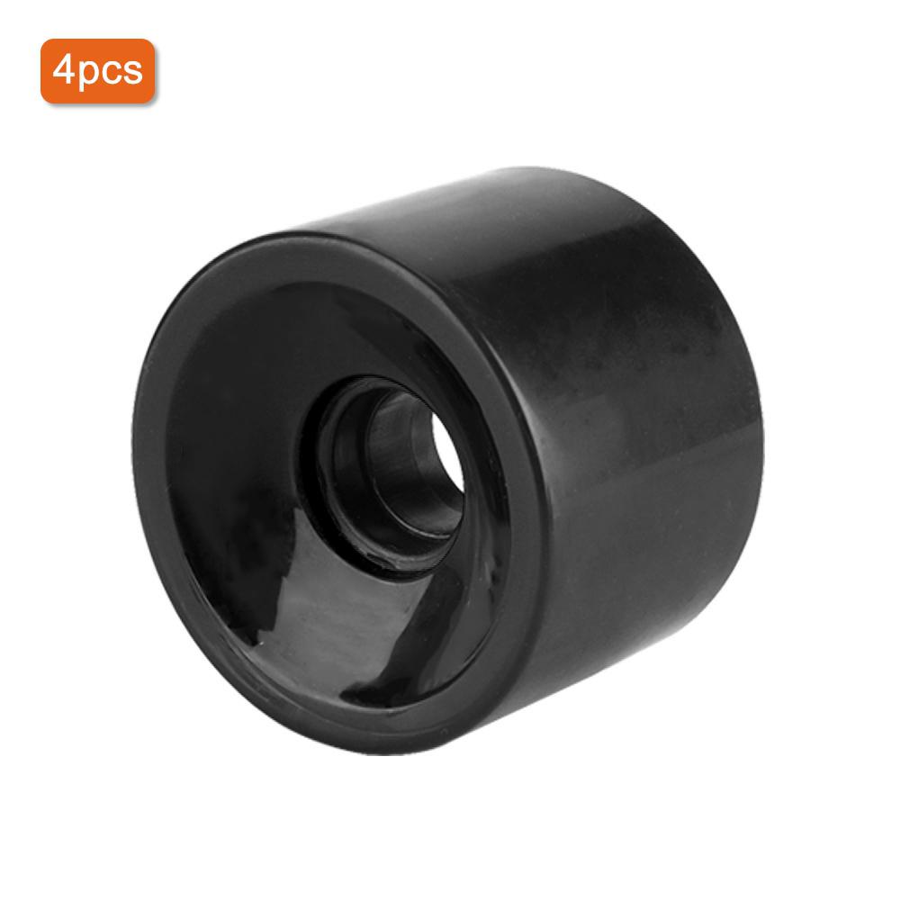 PUENTE 4 шт. набор 70*51 мм высококачественные полиуретановые колеса для скейтборда длинные колеса для доски (черный)