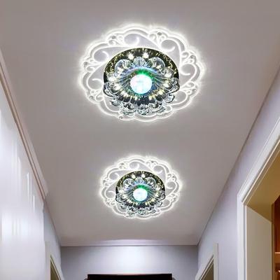 Современный светодиодный потолочный светильник, хрустальная люстра, внутреннее освещение для гостиной, украшение дома, светодиодная лампа