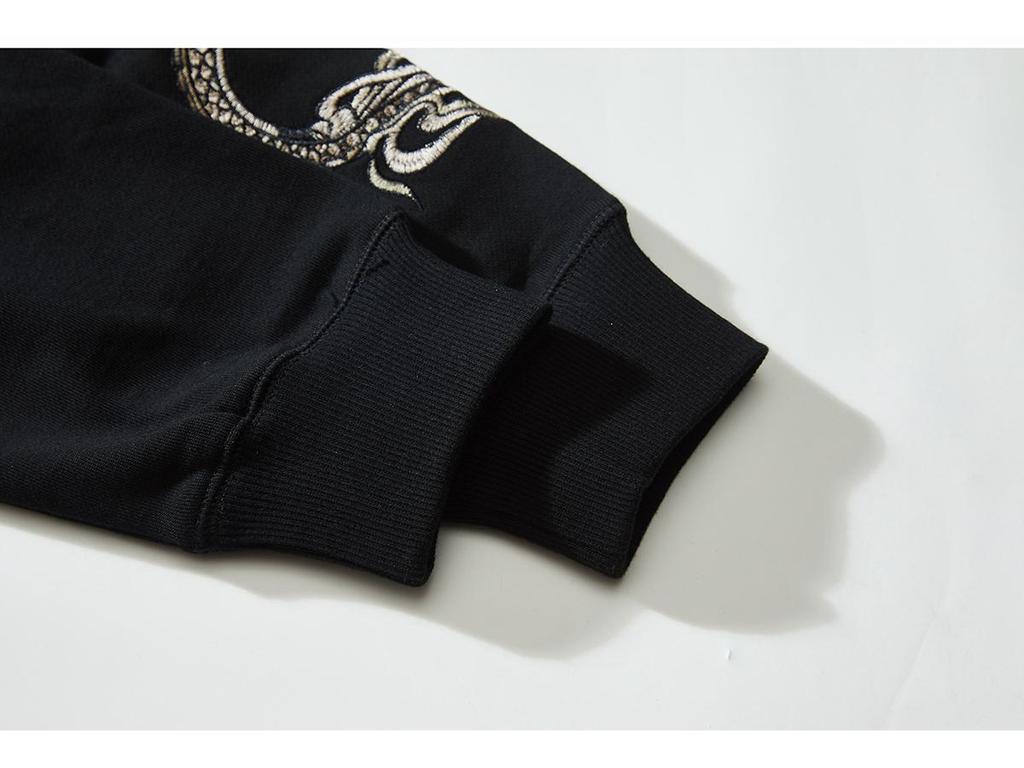 Хуася Цзюньпинь Худи с вышивкой Дракона и Феникса - Модный свитшот для пары, Верхняя одежда в китайском стиле