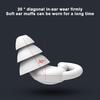 1 Pair Noise Shark-Fin Anti-slip Design Reduction Earplugs Portable Waterproof Ear Wear Hearing