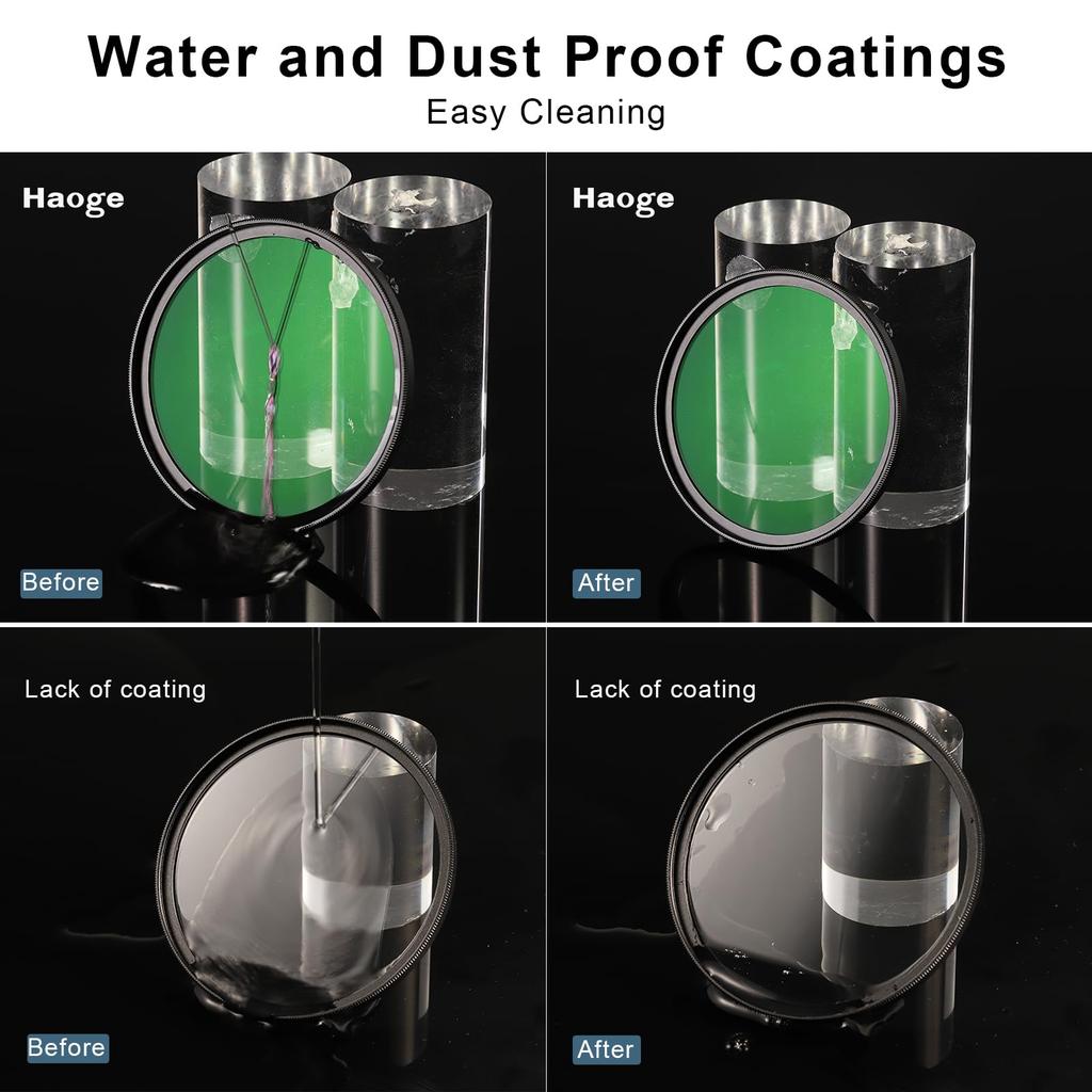 Haoge 52mm Ultra Slim Mc UV Protection UV Lens Filter for Canon Nikon Sony Minolta Pentax Olympus Panasonic Leica Zeiss TAMRON Digital Camera DSLR