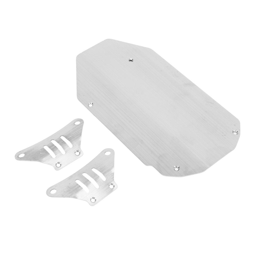 RC Car Chassis Armor Upgraded Stainless Steel Metal RC Car Armor Chassis Guard Plate for Tamiya