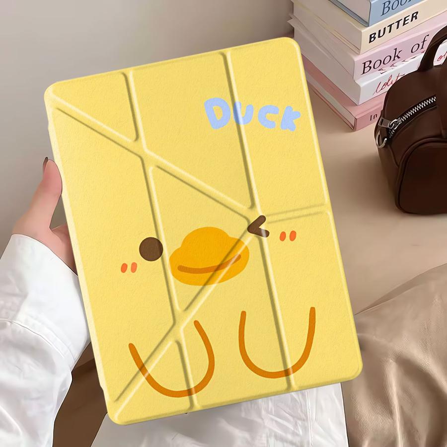 Чехол-подставка Чехол для планшета Для iPad Air 4 5 M3 M2 1 2 M4 11 дюймов Mini 6 7 Pro 2025 Pro 11-го 10-го 9-го 8-го 7-го 12,9 дюйма Желтый