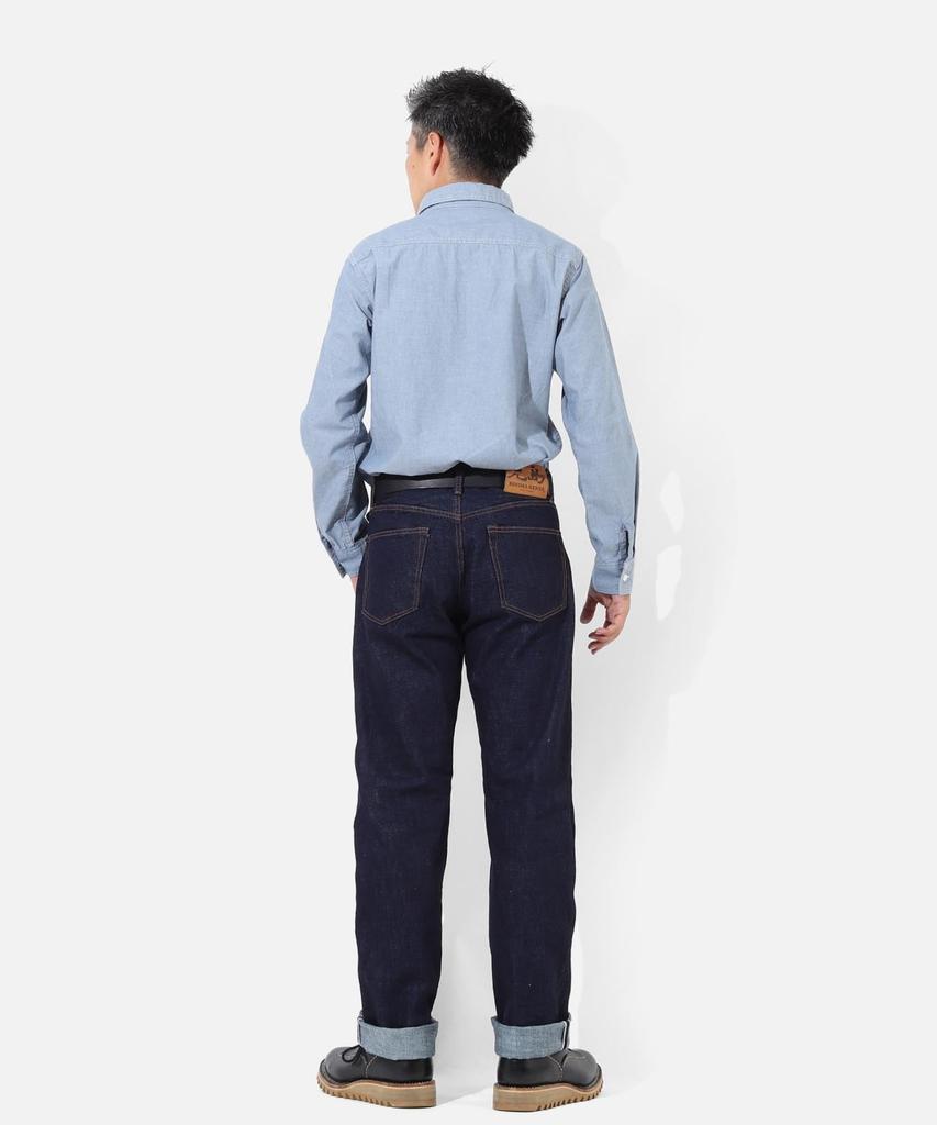 Джинсы KOJIMA GENES Прямые Selvedge 14 унций На пуговицах Однотонные Размер 34 S-102R