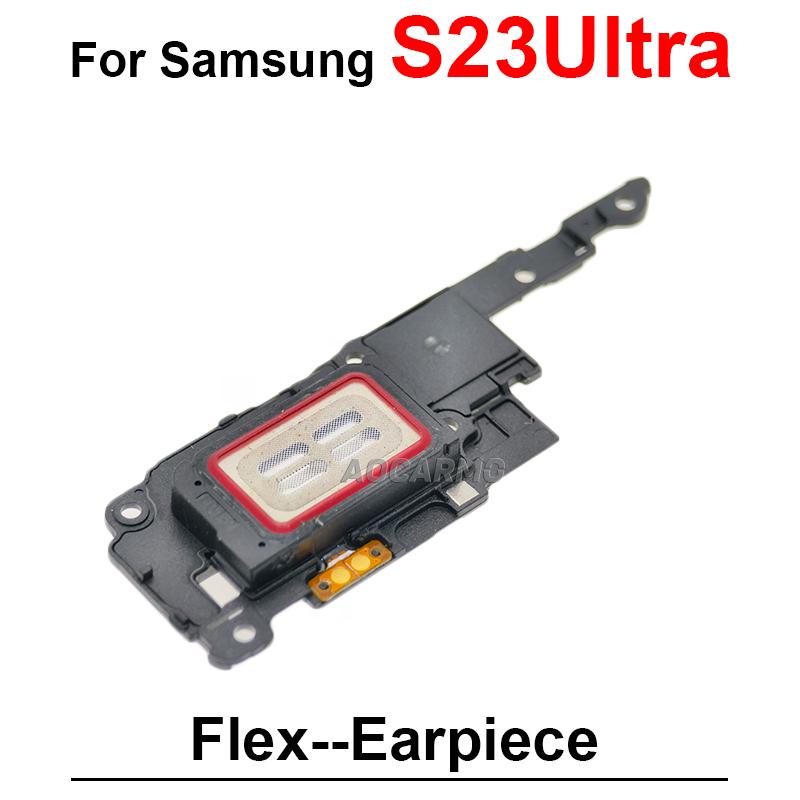 Для Samsung Galaxy S23 S24 Ultra S23U S25 S24+ Plus Динамик Вибратор Звуковой Сигнал Кольцо Динамик Уха Наушник Шлейф Замена