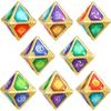 Impact Genius TCG Elemental Dice Game Requis Аксессуары Коллекция Игрушек (8шт)