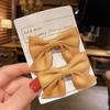 2pcs Korean Kids Bow Hair Clips Cute Girls Princess Braid Hair Headwear Girls Children Hair Accessories