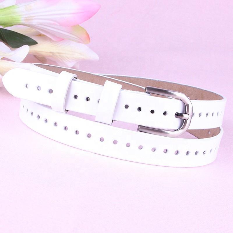 Genuine Leather Belts Leather Belt Premium Leather Straps Multi-Color Perforated Design Accessory for Stylish Daily Outfits