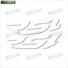 Для Aprilia RSV4 21 RS V4 2021-2025 аксессуары для мотоцикла 17-дюймовые наклейки на переднее и заднее колеса светоотражающие наклейки на диски