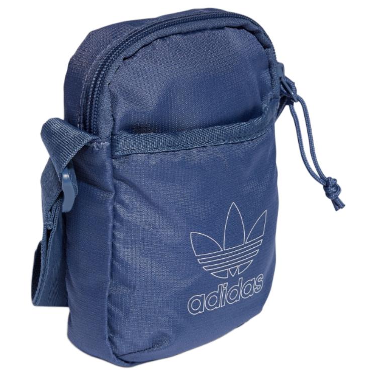 Adidas Originals Trefoil Logo Casual Zipper Shoulder Crossbody Bag Unisex bags Blue IN8763