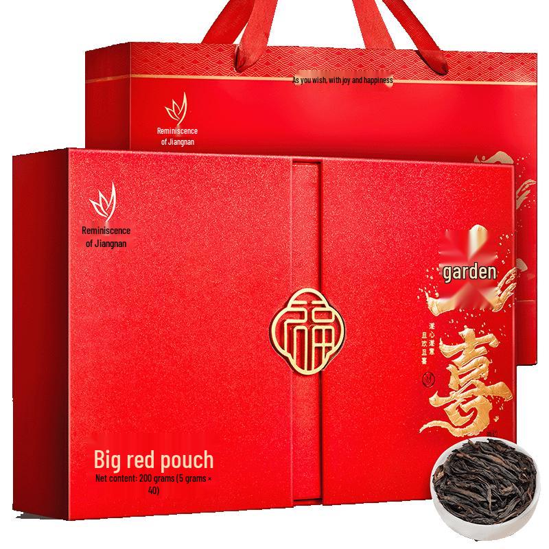 Подарочная коробка премиального улуна Да Хун Пао от Yijiangnan