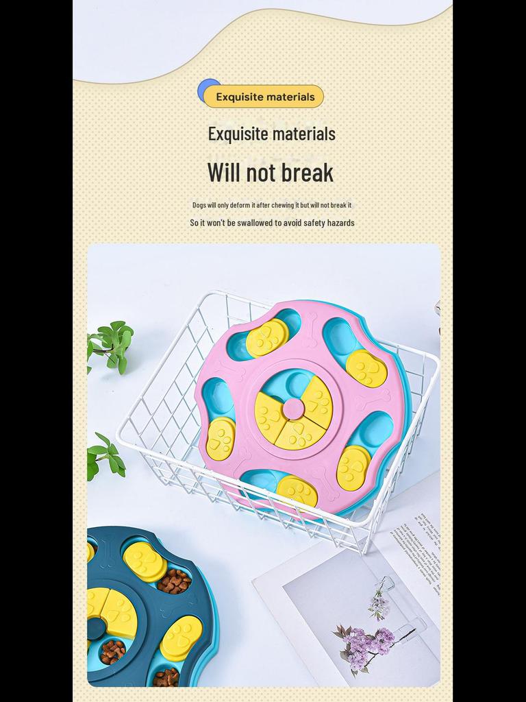 Миска и игрушка для медленного кормления домашних животных: Образовательный поднос для корма, протекающий для собак и кошек