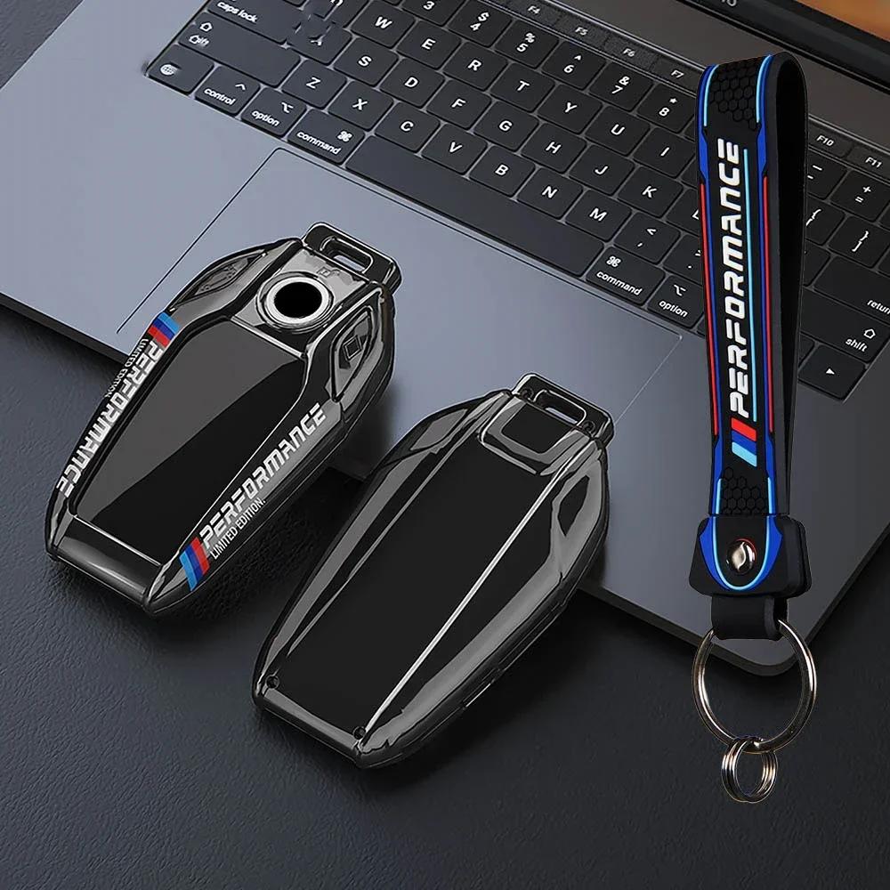 BAAZ2 Car Sticker For BMW Car Carbon Fibre Key Cover Case Shell For BMW G30 G12 G11 G32 G31 5 7 Series I8 I12 I15 G01 X3 X4 G02 G05 X5