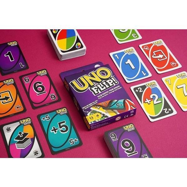 Korea Board Games Uno Flip, Mixed Colors Korean Popular Toys