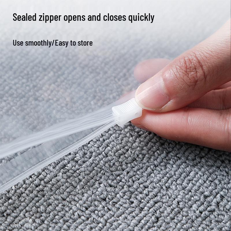 Водонепроницаемый полиэтиленовый мешок для хранения обуви на молнии: Прозрачный, Пыленепроницаемый, Влагостойкий Чехол для Путешествий