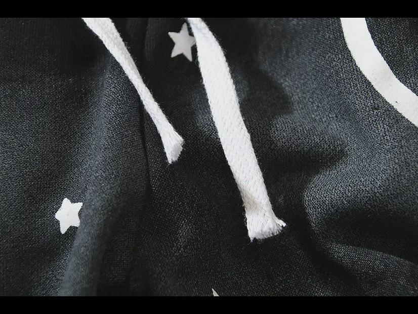 Спортивные брюки-клеш с принтом American Retro Star Grey Mud - унисекс