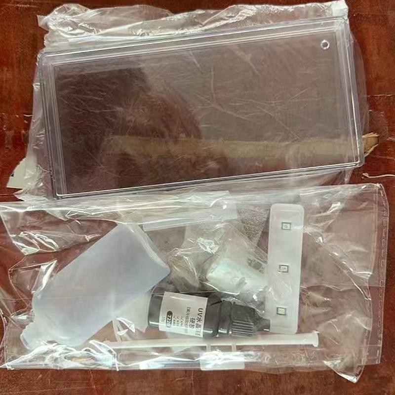 Flowing Small Night Light Snow Scene Street Light Snowy Night Snow Simulation Handmade Diy Material Package Desktop Decor