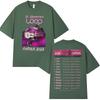 Ed Sheeran Loop Tour Australia 2026 Tour Merch Tshirts Fans Gifts Men Women Clothing Fashion Hip Hop Cotton Oversized T Shirts