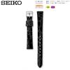 Часы Натуральная Кожа с Инструкцией по Уходу [Seiko] Ремешок, 12 мм, Ремешок, Женский, (черный)