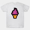 T Shirt Women Soft Serve Ice Cream Color Harajuku Print Kawaii Tshirt Summer Short Sleeve Female T-Shirt Top Tee