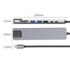 Многопортовые USB C хабы 4K HDMI Выход USB C на HDMI Адаптер с Высокоскоростной Передачей Данных PD100W Зарядный Адаптер