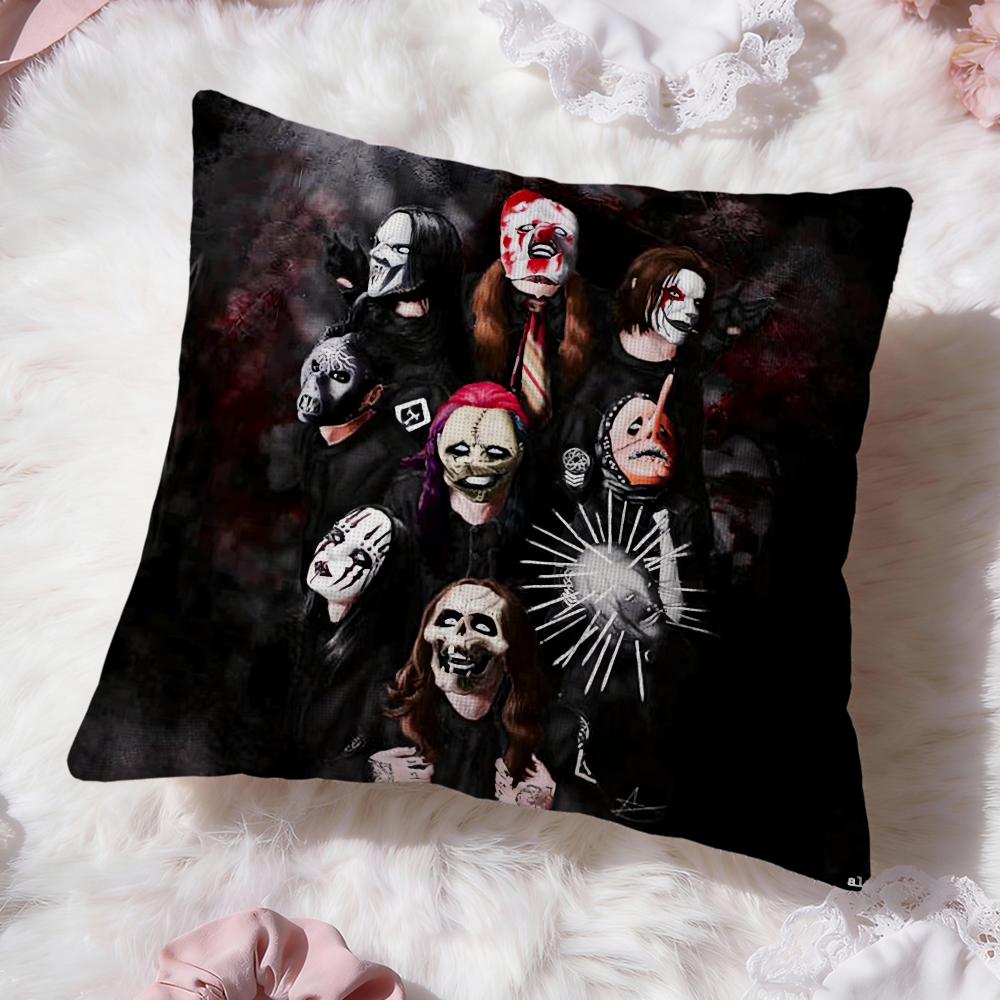 Band S-SlipknotS Cushion Cover Premium Comfort Reversible Pillow Cove -Two in One Design for Any Room & Car Interior