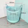 Домашняя большая пластиковая корзина для хранения игрушек, одежды для стирки, прочный контейнер для мелочей