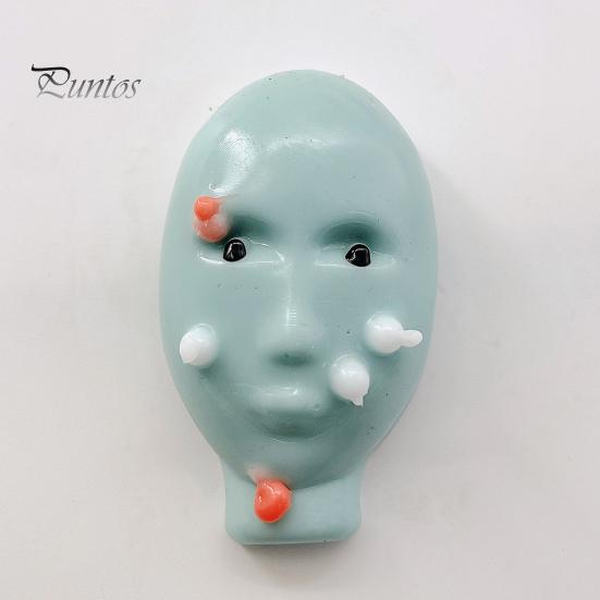 Игрушка для выдавливания прыщей Aliens Fidget Toy Многоразовая для детей и подростков, взрослых, для снятия стресса, мультяшная, для мужчин и женщин, игра для выдавливания прыщей на лице Aliens(Инструменты для наполнения не включены)