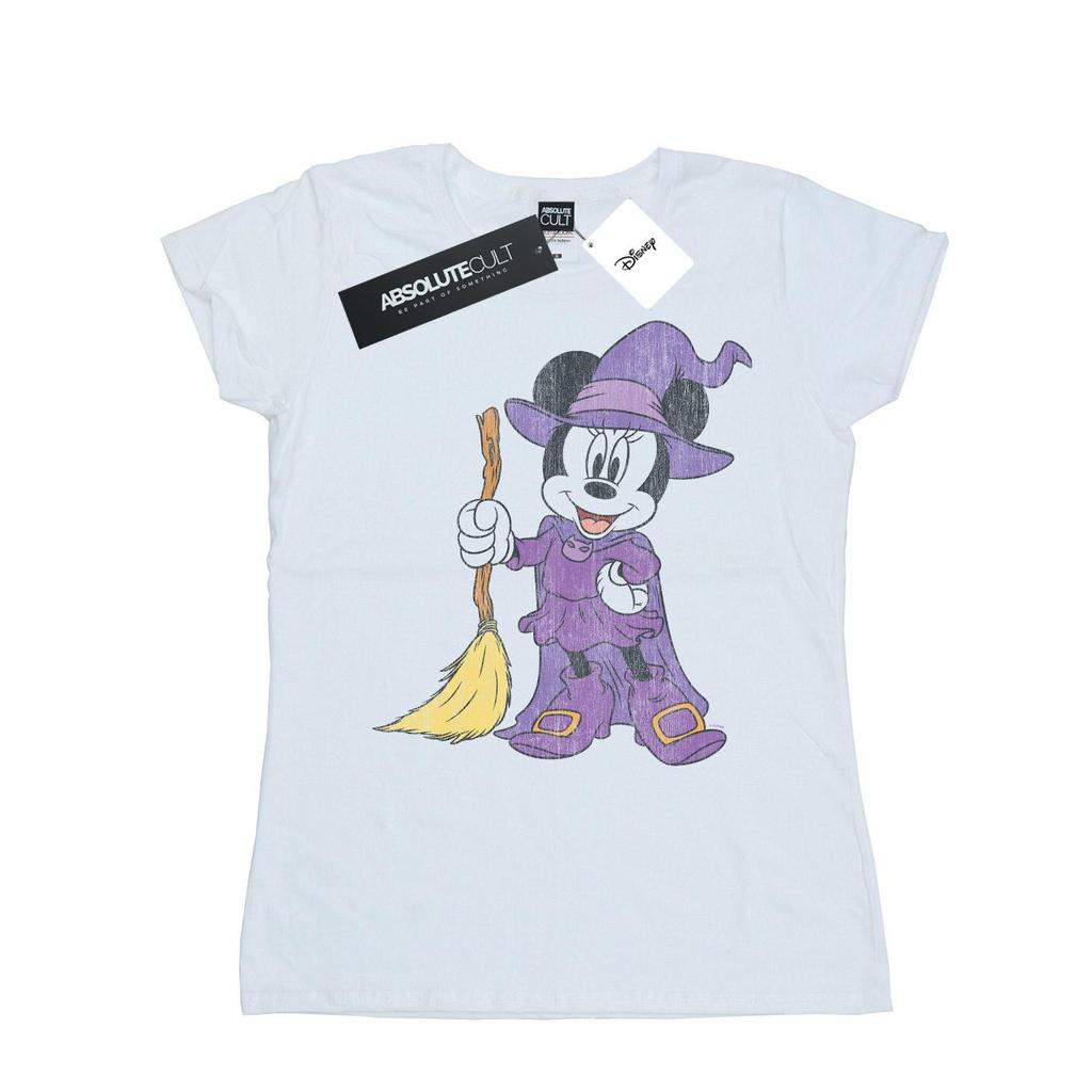 Disney Womens/Ladies Minnie Mouse Witch Costume Cotton T-Shirt