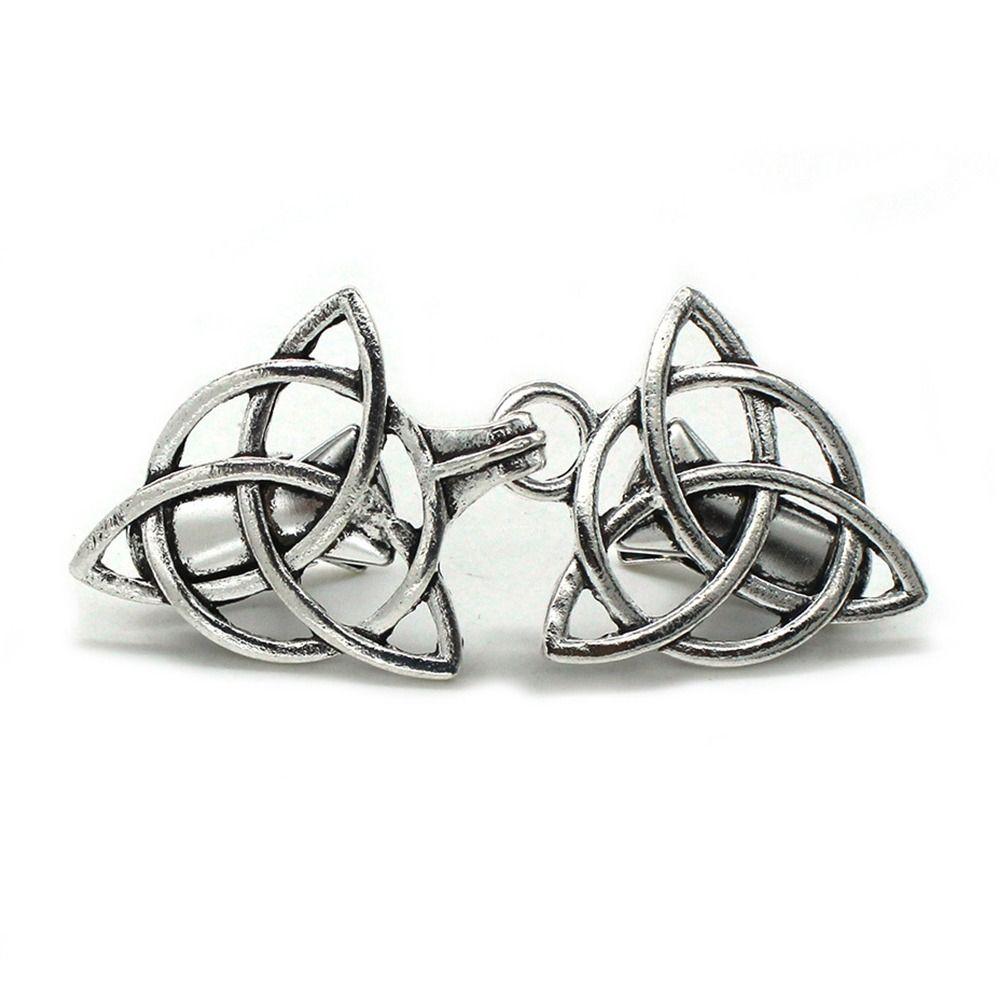 Multifunctional Clip Cardigan Clip Silver Color Sweater Blouse Pin New Design Shawl Brooch