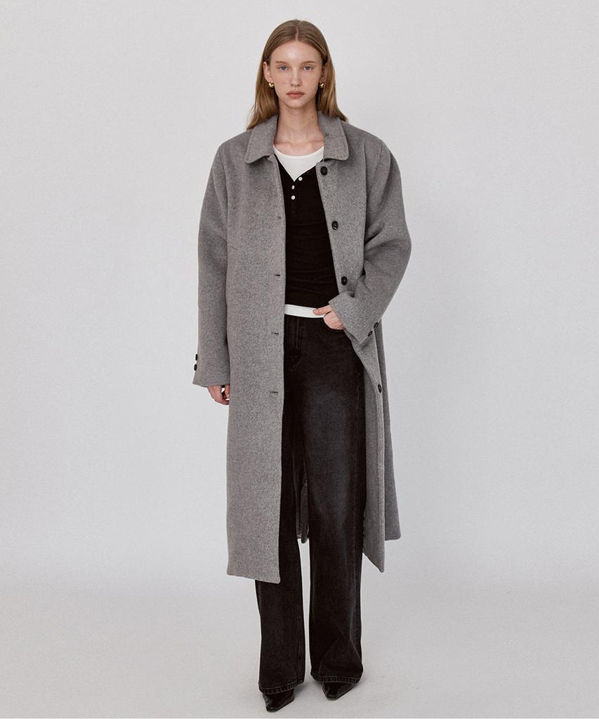Leseizeme Classic Wool Single Coat - Gray