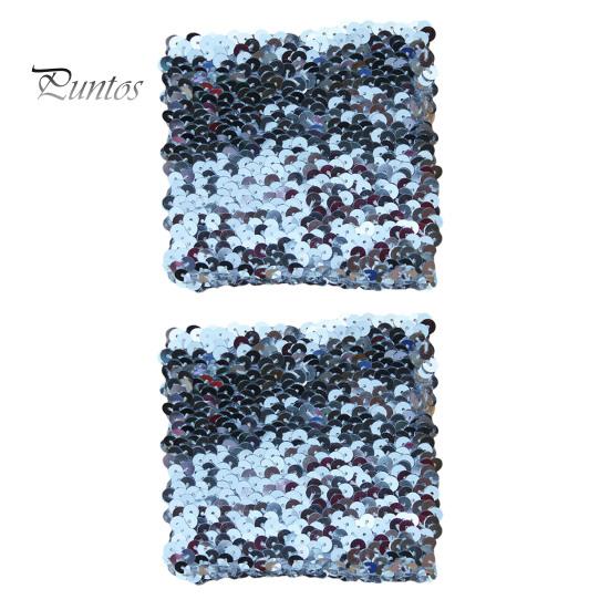 1 Pair Women Girls Shiny Sequins Bracelets Stretchy Sparkling Bracelet Cuffs Cosplay Dance Party Props