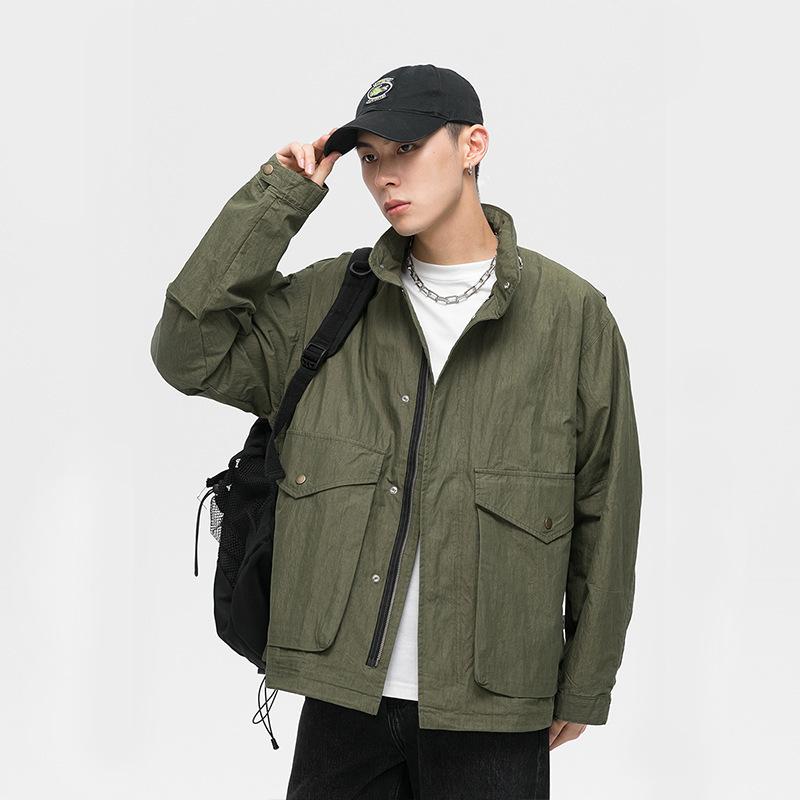 Японская ретро-куртка мужская свободная и красивая походная куртка с капюшоном модная функциональная куртка для инструментов