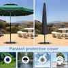 Waterproof Outdoor Umbrella Cover Cantilever Umbrella Replacement Cover Windproof Parasol Protector Replacement Parts For Deck