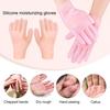 2 Pairs Moisturizing Gloves Waterproof Reusable Leakproof Elastic Repairing Softening Dry Cracked Hands Women Lotion Gel Spa Gloves