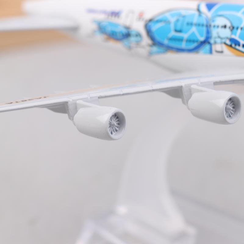 1 Набор Синяя Морская Черепаха Airbus 380 A380 Airways Металлический Сплав Литой Самолет 16 См Самолет Air Japan Ana Airlines Модель Самолета Игрушка