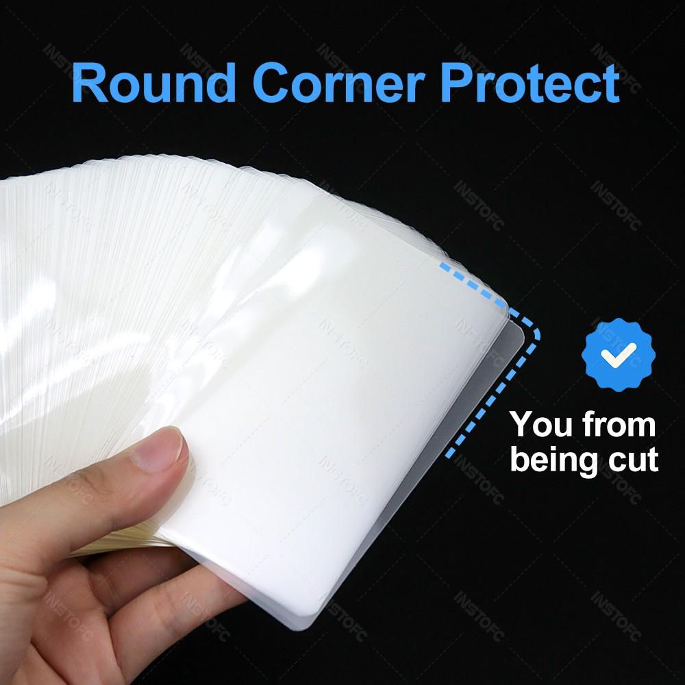 50 листов 80 микрон 3/5/6 дюймов Ламинирующая пленка ПЭТ ЭВА Пластиковая пленка для горячего ламинатора 3R 4R 5R A6 A5 A4 Для фото/документов/карточек/меню