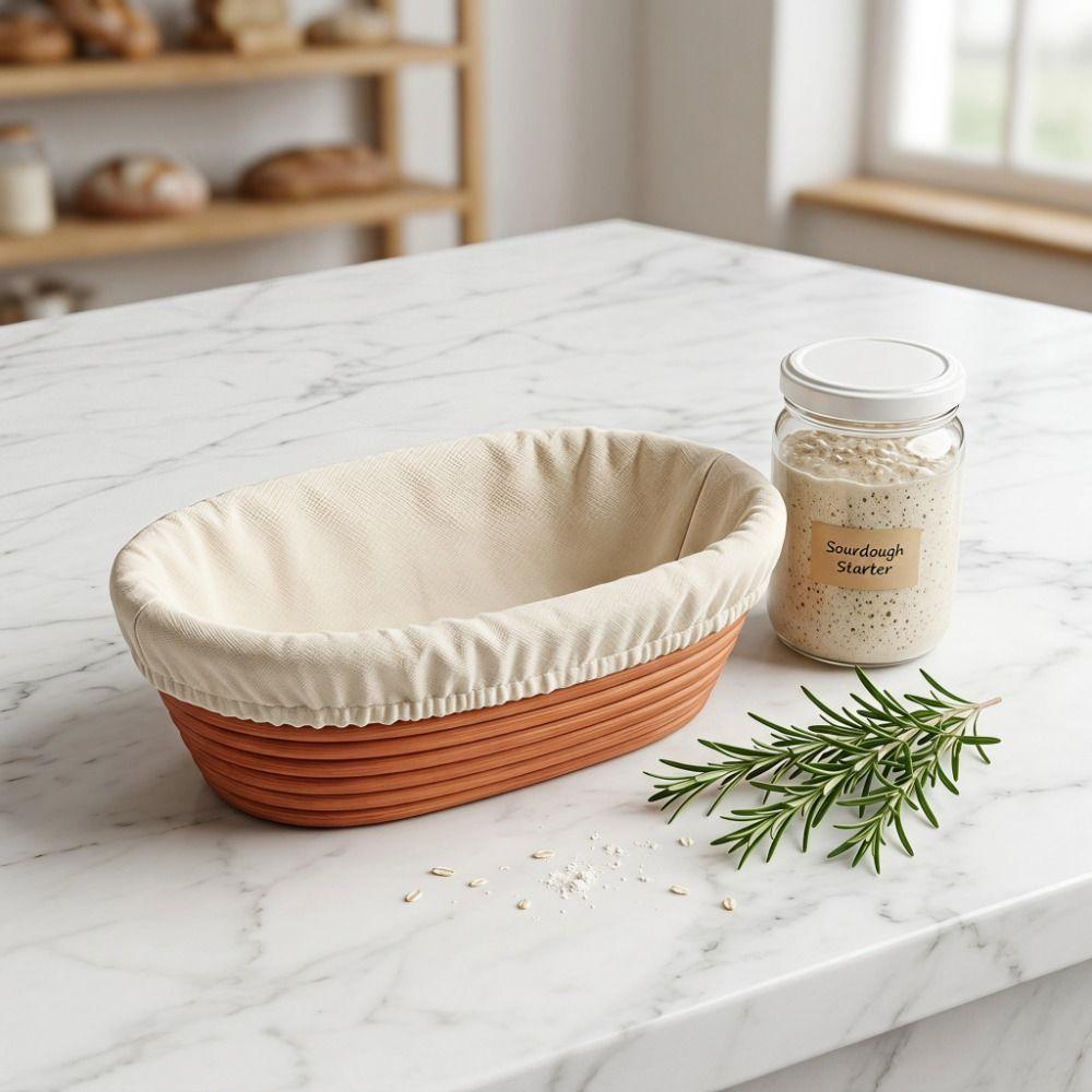 Round & Oval Bread Proofing Basket Decorative Sourdough Proofing Baske Professional Bakers