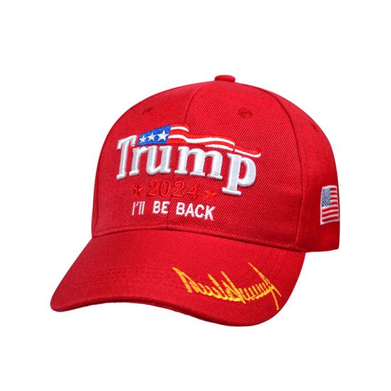 Бейсбольная кепка унисекс Trump 2024 с вышивкой букв и длинными полями, солнцезащитный крем, анти-УФ-регулируемая шляпа с хвостиком, уличная фуражка